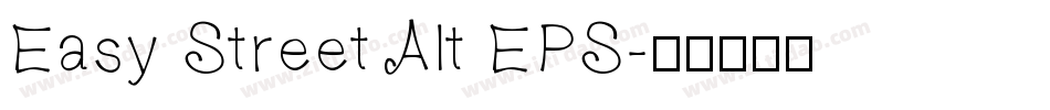 Easy Street Alt EPS字体转换
